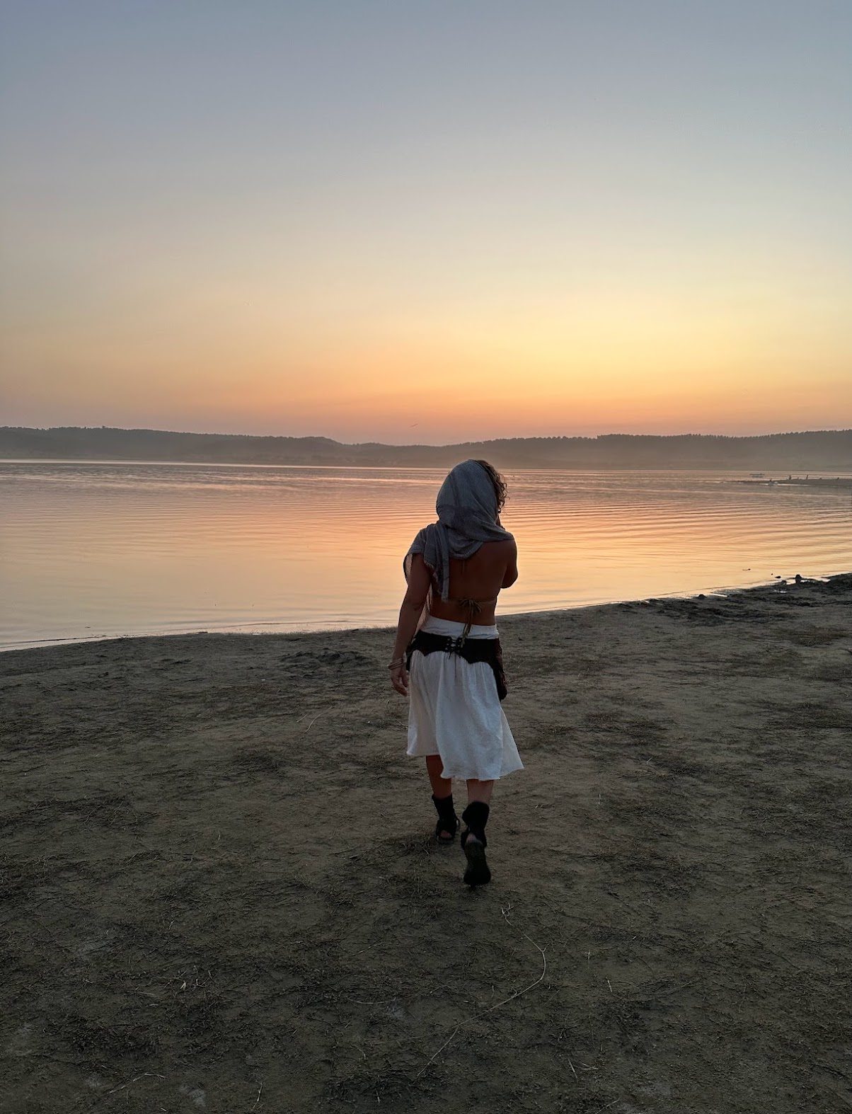 A quiet sunset shared on the coast
